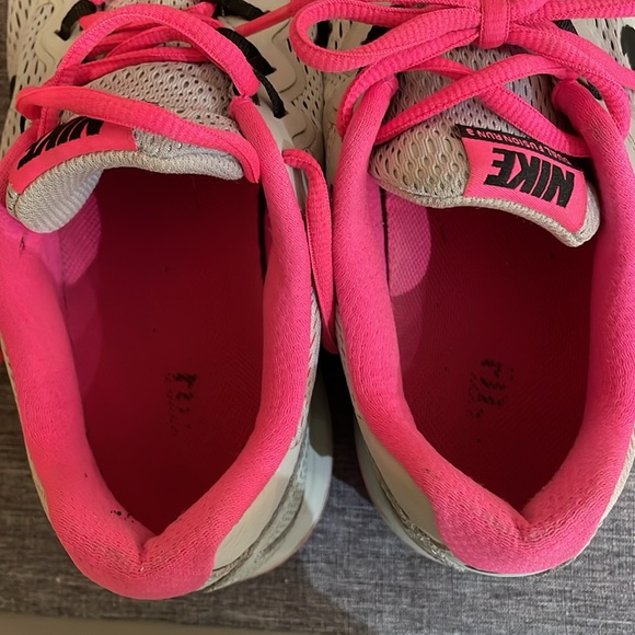 Nike Dual Fusion Run 3 Athletic Sneakers Women’s 10 Grey Pink Black Swoosh - Picture 6 of 15